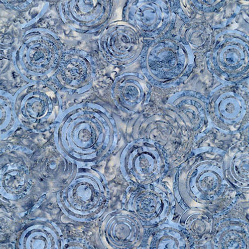 Timeless Treasures Fabrics Luna Tonga Batiks Lake Rain Circles
