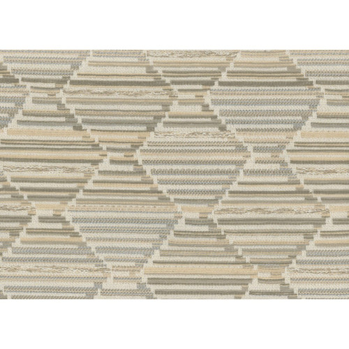 Covington Fabrics Rhombus Travertine Cream Tan Taupe Grey Geometric Hexagon Texture Upholstery