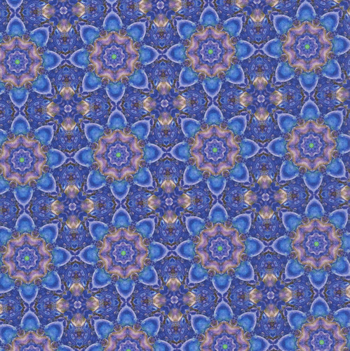 Hoffman Fabrics Bubblelicious Marlies Navy Blue Mandala Pinwheels