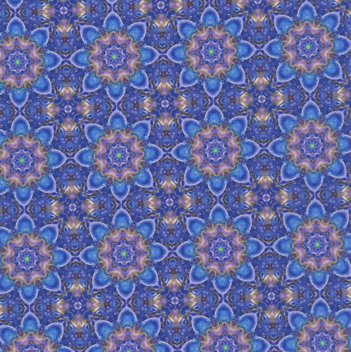 Hoffman Fabrics Bubblelicious Marlies Navy Blue Mandala Pinwheels