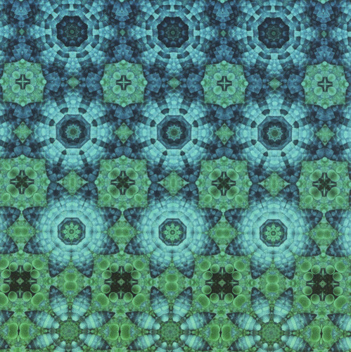 Hoffman Fabrics Bubblelicious Marlies Ocean Blue Green Yellow Orange Ombre Tile