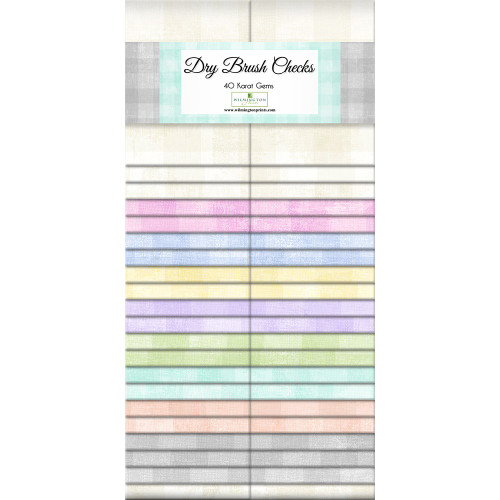 Wilmington Prints Fabrics Dry Brush Checks Danhui Nai Jelly Roll Fabric Strips