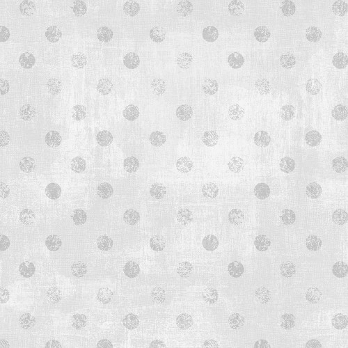 Wilmington Prints Fabrics Dry Brush Dots Danhui Nai Dots Silver Grey, fabric with a pattern of irregular silver grey dots on a light background.