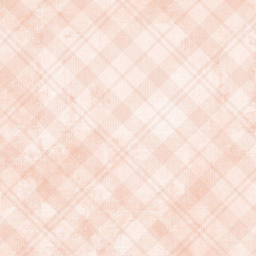 Wilmington Prints Fabrics Dry Brush Plaid Danhui Nai Plaid Pale Apricot Pink