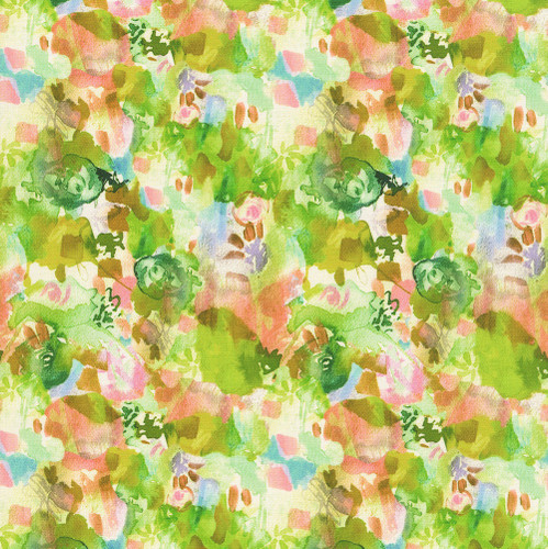 Clothworks Fabrics Melissa Polomsky  Sunset Meadow Watercolor