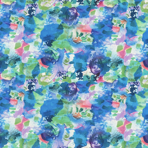 Clothworks Fabrics Melissa Polomsky  Sunset Meadow Watercolor