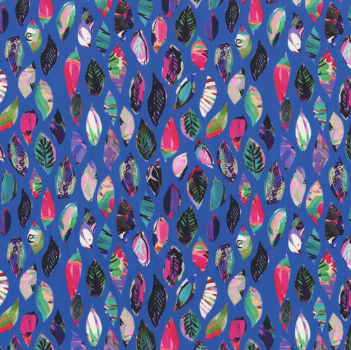 Clothworks Fabrics Melissa Polomsky  Sunset Meadow Leaves