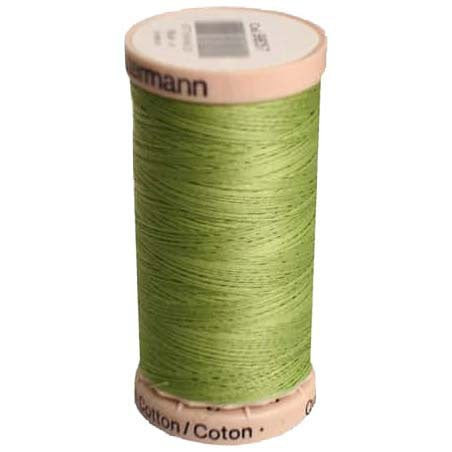 Gutermann Thread Cotton Hand Quilting 40 weight 220 yards Light Fern Green 9837