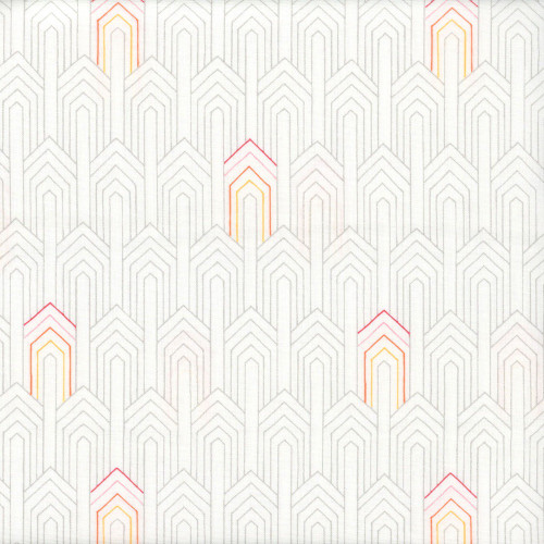 Windham Fabrics Shayla Wolf Of Sassafras Lane Designs Foundation 2 Paper Cream Grey Tectonic