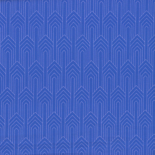 Windham Fabrics Shayla Wolf Of Sassafras Lane Designs Foundation 2 Periwinkle Blue Tectonic