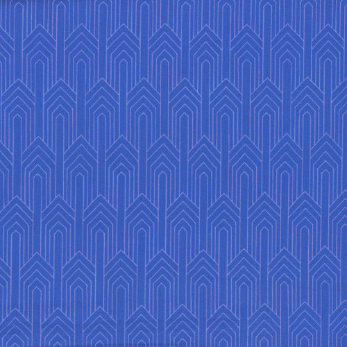 Windham Fabrics Shayla Wolf Of Sassafras Lane Designs Foundation 2 Periwinkle Blue Tectonic