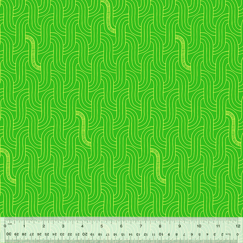 Windham Fabrics Shayla Wolf Of Sassafras Lane Designs Foundation 2 Green Serpentine
