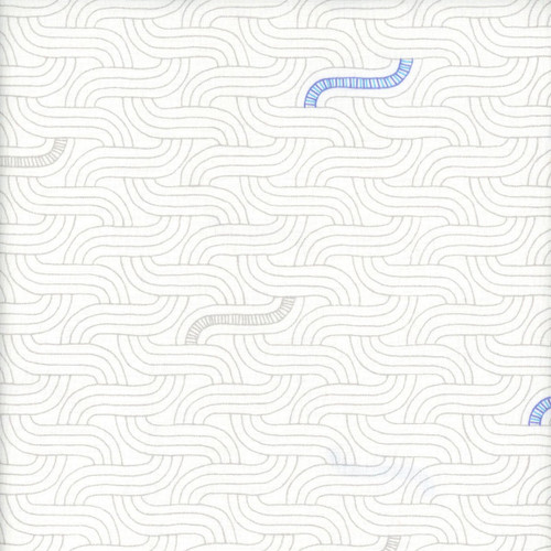 Windham Fabrics Shayla Wolf Of Sassafras Lane Designs Foundation 2 Paper Cream Grey Serpentine