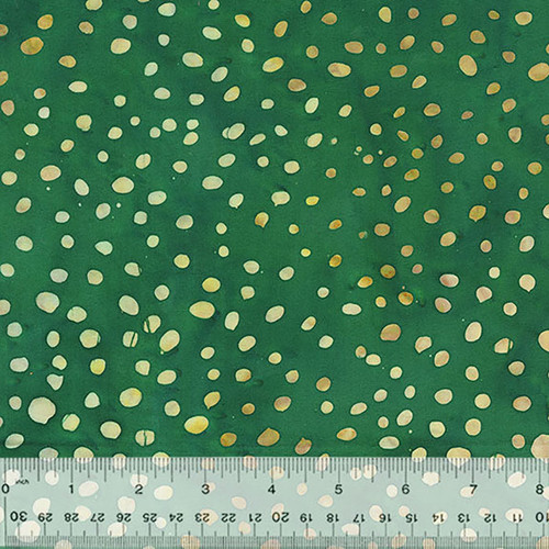 Windham Fabrics Anthology Batiks Sally Kelly Strawberry Lane Basil Mottistone Dot