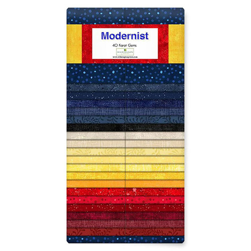 Wilmington Prints Fabrics Modernist Essentials Textures Fabric Strips 2.5 by 44 inches