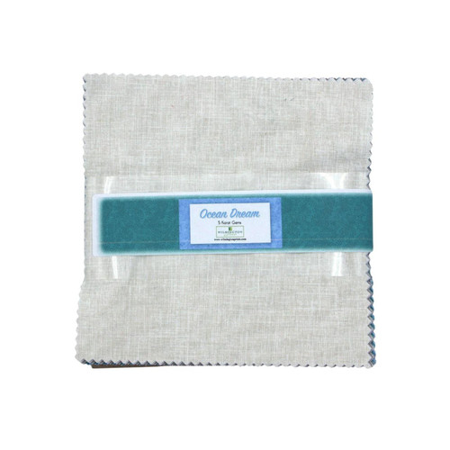 Wilmington Prints Fabrics Ocean Dream Essentials Textures Charm Squares Five Inch
