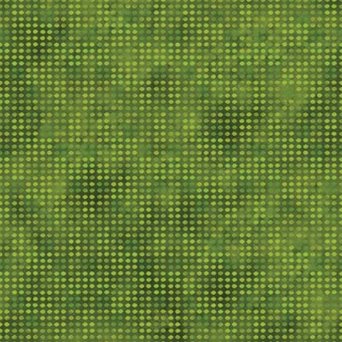 In the Beginning Fabrics Basics Dit Dot Leaf Green