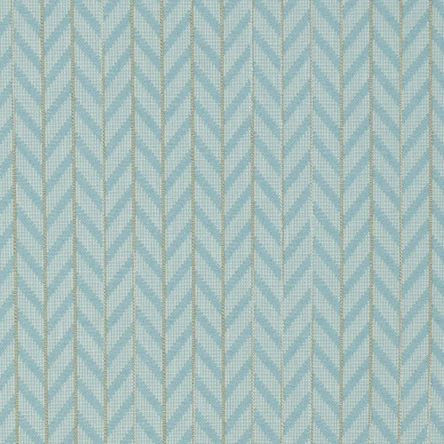 P Kaufmann Fabrics Walker Mist Spa Blue Cream Woven Herringbone Stripe