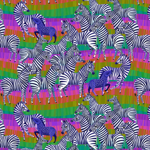 FreeSpirit Fabrics Love in the Wild by Daughter Earth Katy Tanis Love in the Grasslands Multi