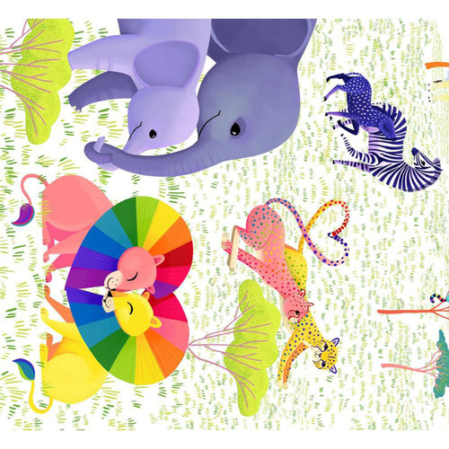 FreeSpirit Fabrics Love in the Wild by Daughter Earth Katy Tanis Love in the Wild Panel