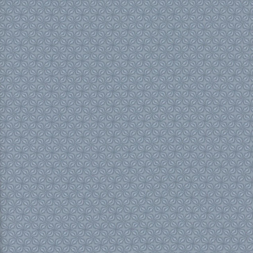 Marcus Fabrics Wild Flowers Smithsonian Institution Geo Slate, fabric with a small, intricate floral and geometric pattern in shades of slate gray and light blue. Marcus Fabrics Wild Flowers Smithsonian Institution Geo Slate, fabric with a small, intricate floral and geometric pattern in shades of slate gray and light blue.