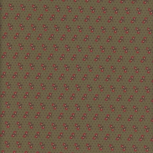 Marcus Fabrics Prairie Dry Goods 2 Pam Buda Flowers & Stars Green