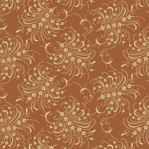Marcus Fabrics Stash Happy Jeni Gaston Bouquet Rust