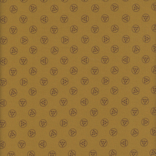 Marcus Fabrics Stash Happy Jeni Gaston Button Gold