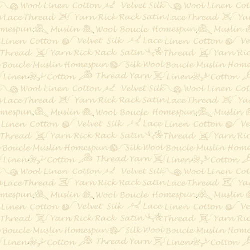 Marcus Fabrics Stash Happy Jeni Gaston Script Cream