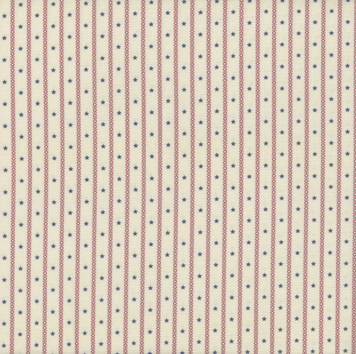 Marcus Fabrics Liberty Island Kellie Beckwith Stripe Cream