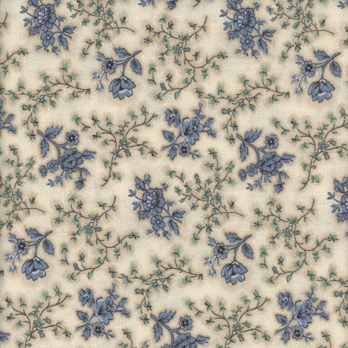 Marcus Fabrics Grace Elizabeth Carrie Quinn Floral & Vine Cream