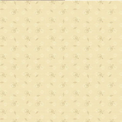 Marcus Fabrics Dear Scarlet Pam Buda Whimsical Circle Cream