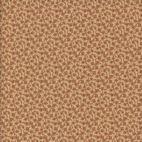 Marcus Fabrics Dear Scarlet Pam Buda Scattered Flowers Beige
