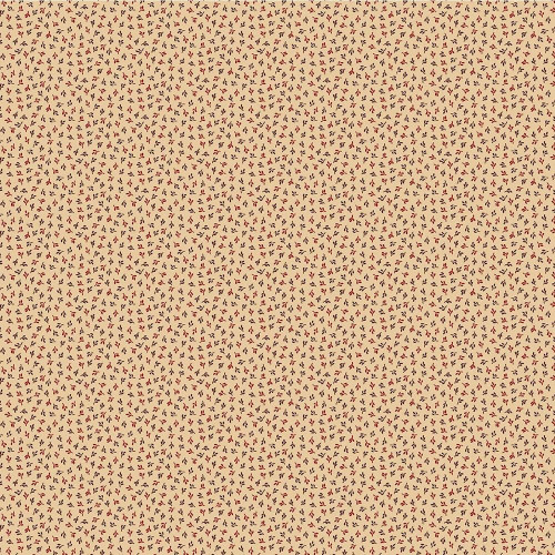 Marcus Fabrics Dear Scarlet Pam Buda Mini Leaf Cream