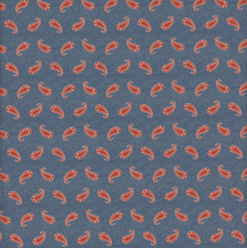 Marcus Fabrics Bandana Bliss Smithsonian Institution Paisley Denim