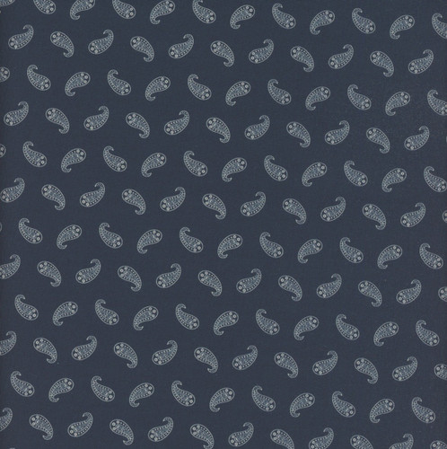 Marcus Fabrics Bandana Bliss Smithsonian Institution Paisley Navy