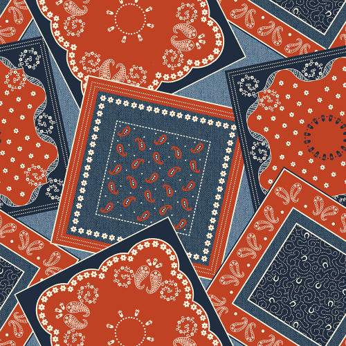 Marcus Fabrics Bandana Bliss Smithsonian Institution Patchwork Multi