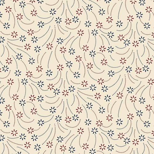 Marcus Fabrics Liberty Island Kellie Beckwith Fireworks 108 Inch Wide Quilt Back Multi