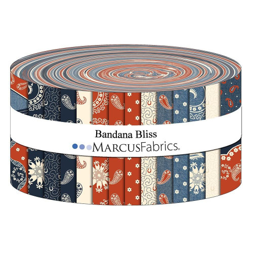 Marcus Fabrics Bandana Bliss Smithsonian Institution Jelly Roll Fabric Strips