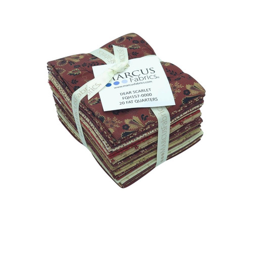 Marcus Fabrics Dear Scarlet Pam Buda 20 Fat Quarters