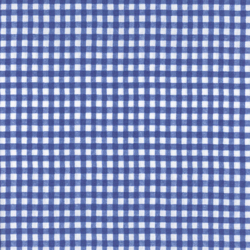 Wilmington Prints Fabrics Country Blue Susan Winget Gingham White Dark Blue