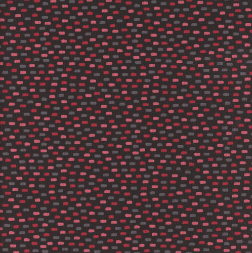 Wilmington Prints Fabrics Scarlet Dreams Beth Grove Swatches Black