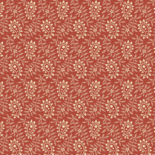 Marcus Fabrics Hearthstone Lynn Wilder Spiceberry Red