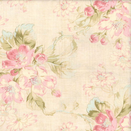 Benartex Fabrics Beloved April Cornell Apple Blossom Natural