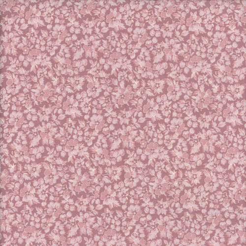 Benartex Fabrics Beloved April Cornell Mood Calico Dark Rose