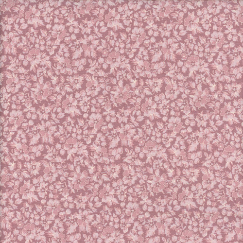 Benartex Fabrics Beloved April Cornell Mood Calico Dark Rose