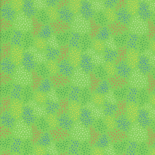Benartex Fabrics Cheeto's World  Kimberly Einmo Ditsy Dots Grass
