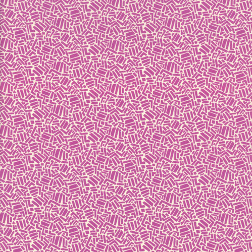 Benartex Fabrics Cheeto's World  Kimberly Einmo Dashes Fuchsia