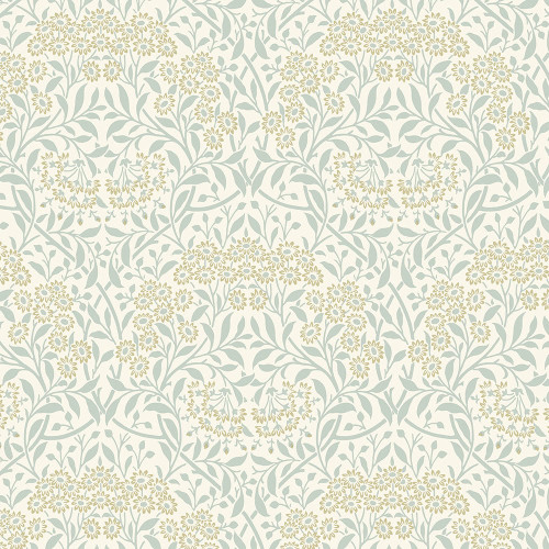 Free Spirit Fabrics William Morris and Co Mineral Michaelmas Daisy Ivory