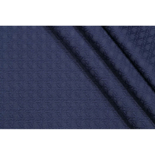 Waverly Fabrics Wickerwork Indigo Blue Wicker Texture Woven Matlisse